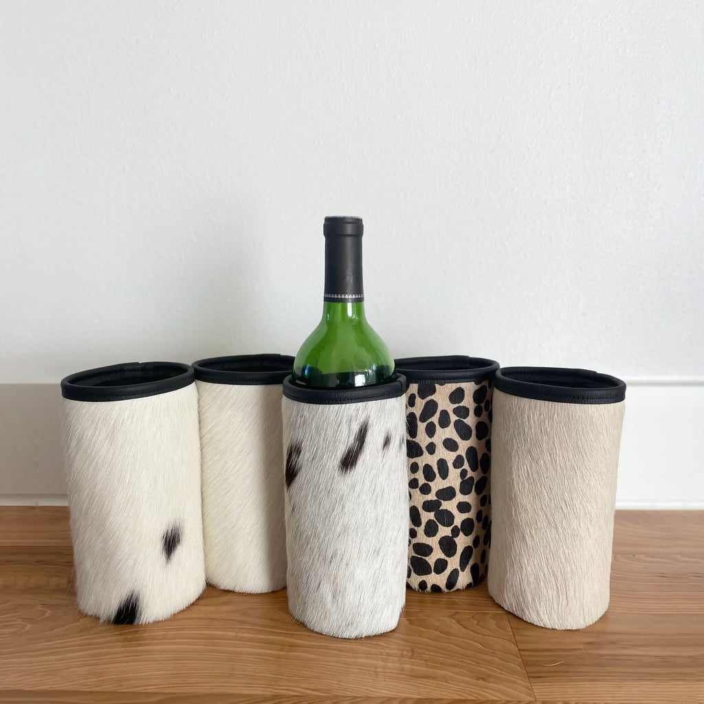 Cowhide Wine Koozie – Seventy West