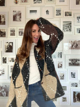 Argyle Button Up Cardigan