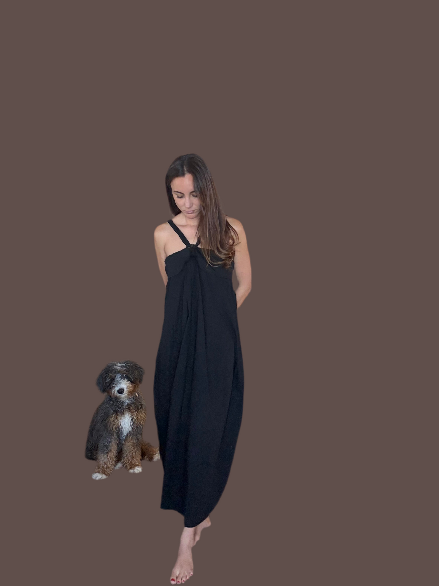 Halter Neck Tie Dress