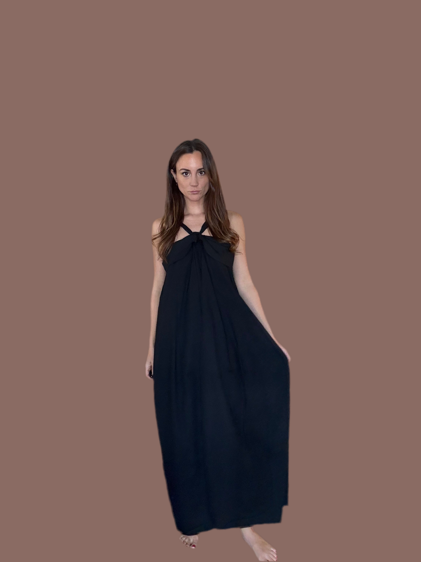Halter Neck Tie Dress
