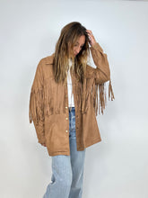 She's Magic Suede Fringe Shacket