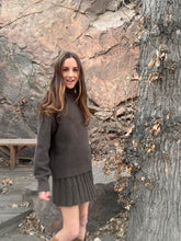 Sweater + Pleated Skirt Set