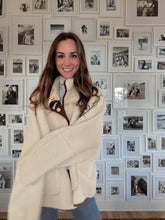 Reversible Suede and Sherpa Jacket