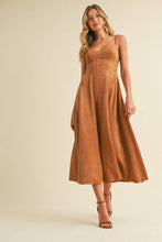 Suede Midi Dress