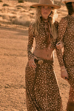 Fawn Print Mesh Top