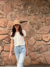 Pointelle cardigan top