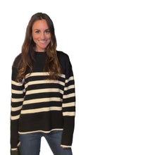 Striped Sweater- Black/ White