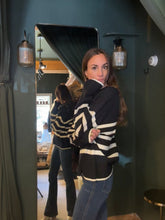 Striped Sweater- Black/ White