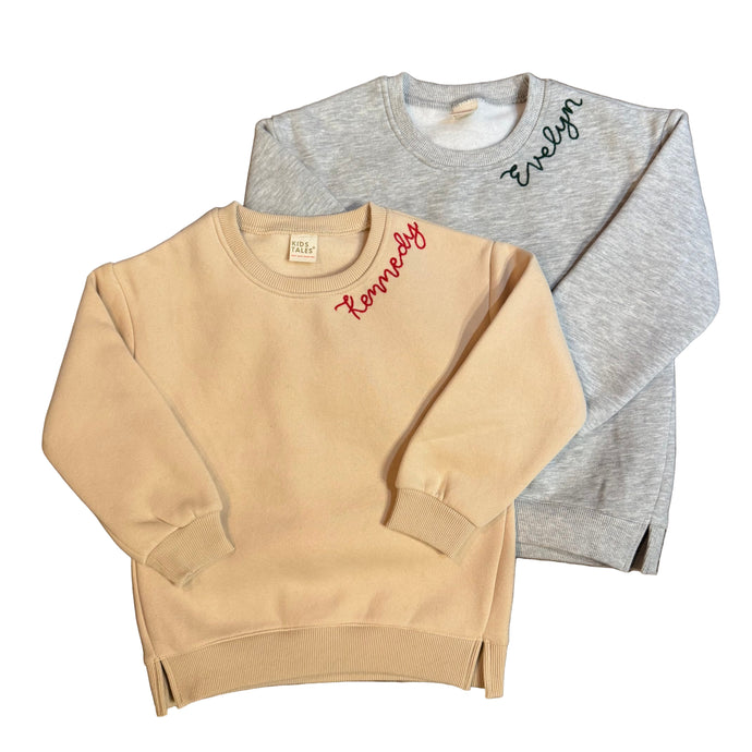 Kids Custom Knit Sweatshirt