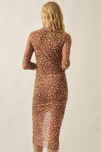Fawn Print Midi Dress