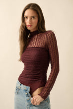 Lace Ruched Bodysuit