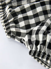 Plaid Smocked Bloomer Set
