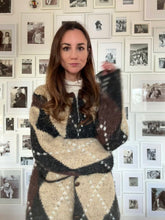 Argyle Button Up Cardigan