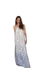 Strapless Shell Print Dress