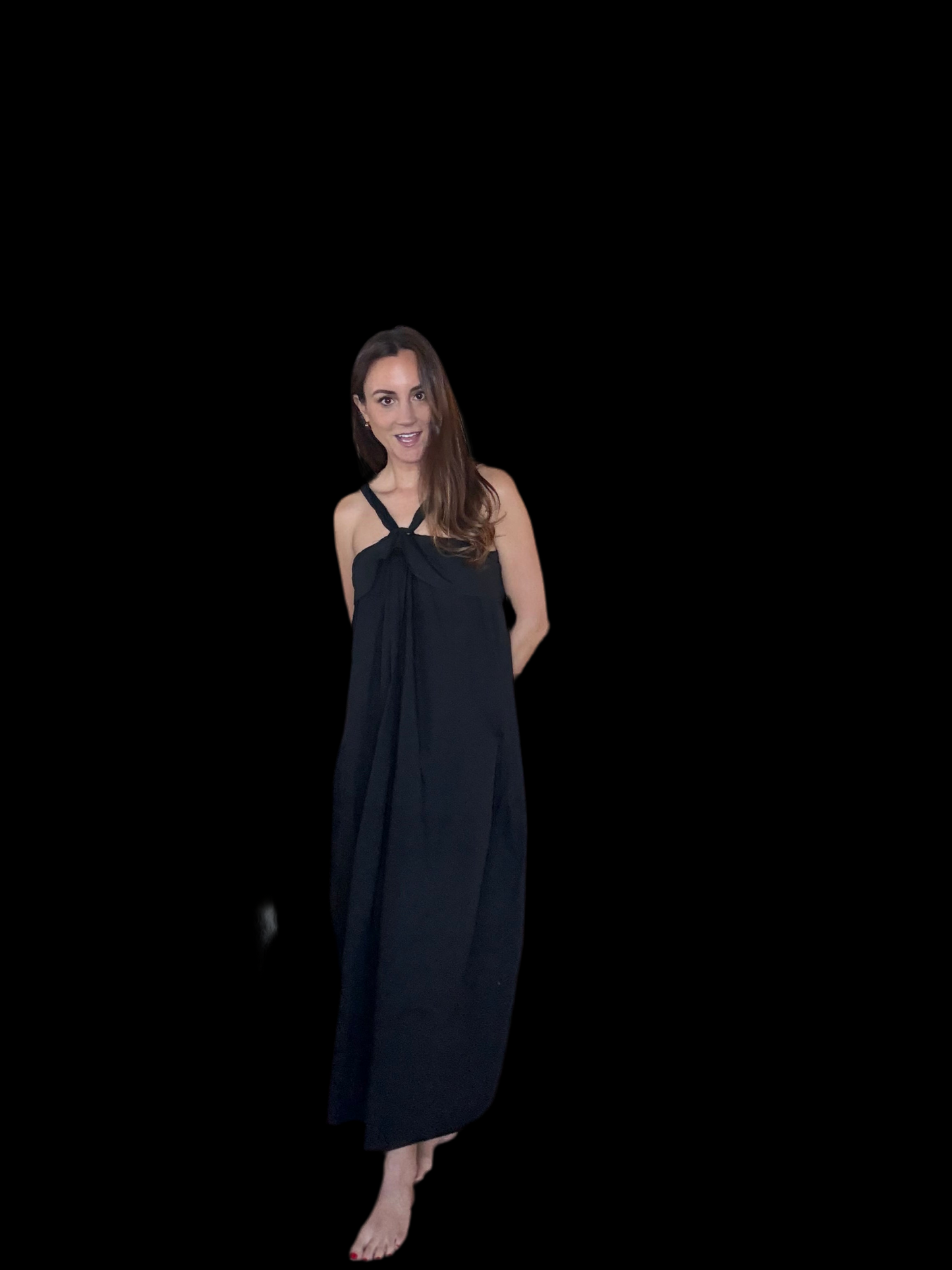 Halter Neck Tie Dress