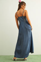 Button Front Tencel Maxi Dress