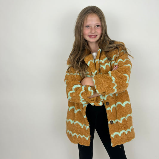 Wavy Lines Jacket - Tween
