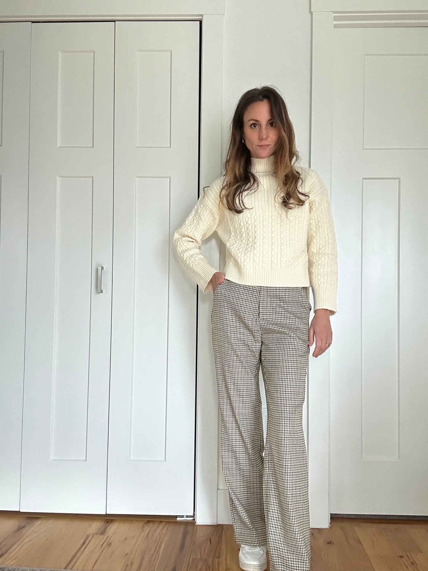 Tavi Houndstooth High Waisted Pants