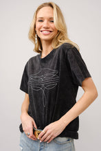 Boots Embroidered Washed T-Shirt