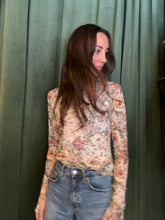 Floral Mesh Top