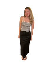 Front Tie Midi Skirt