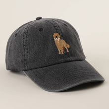 Golden Retriever Embroidered Denim Baseball Hat