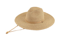 Wide Brim Chin Strap Fedora