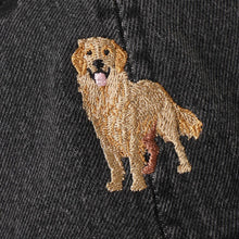 Golden Retriever Embroidered Denim Baseball Hat