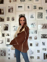 Reversible Suede and Sherpa Jacket