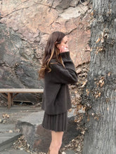 Sweater + Pleated Skirt Set