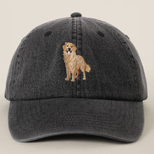 Golden Retriever Embroidered Denim Baseball Hat