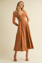 Suede Midi Dress