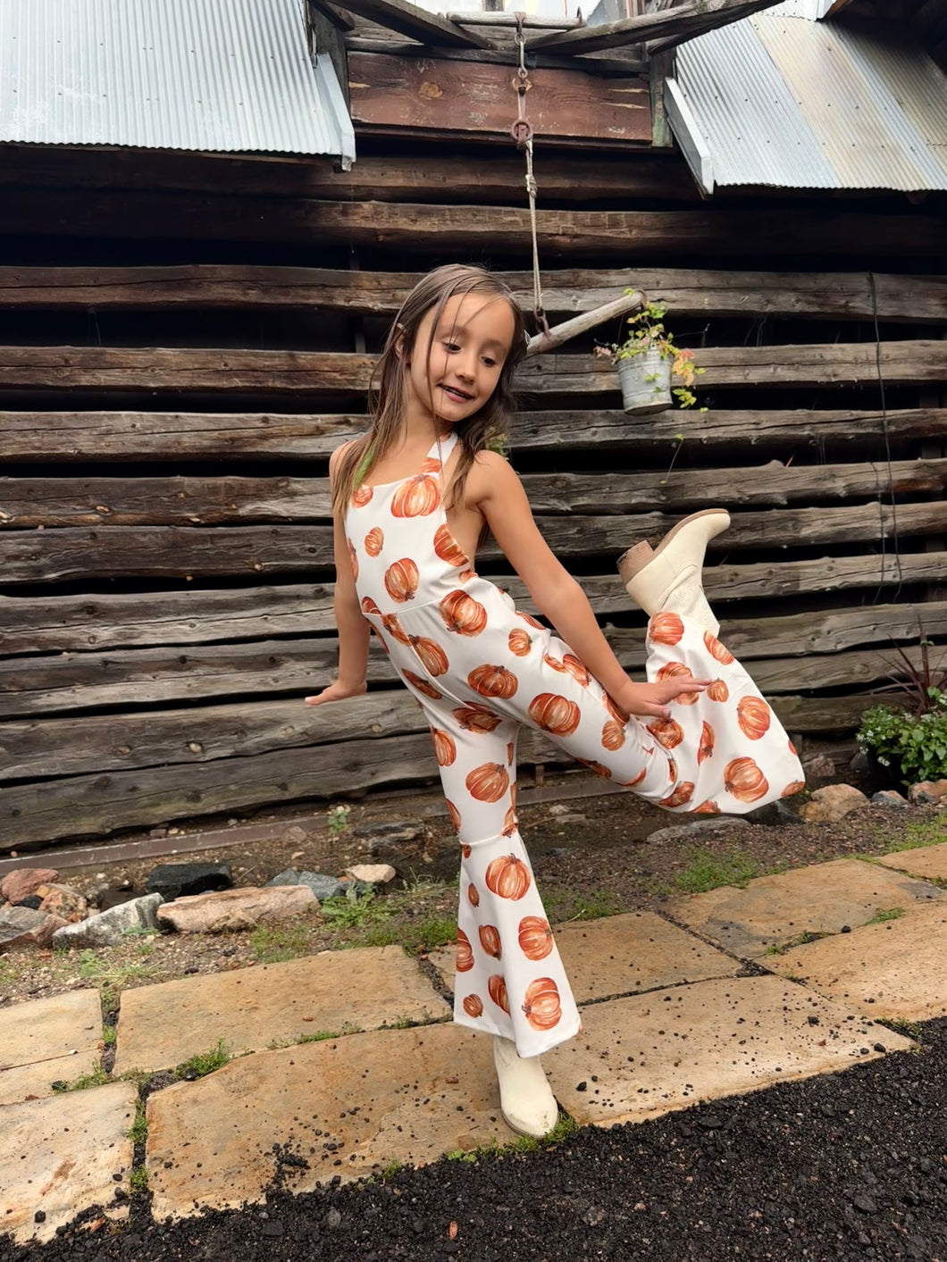 Andi Pleated Bell Bottoms Jumpsuit