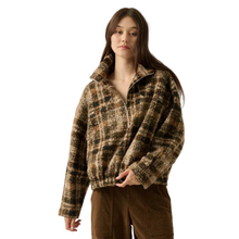 Plaid Sherpa Pullover