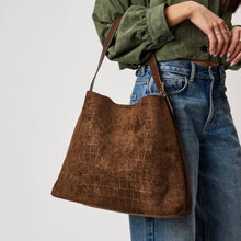 Neve Croc Embossed Tote