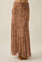 Fawn Print Mesh Skirt