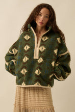 Geo-Print Sherpa Jacket