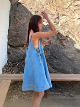 Denim Babydoll Mini Dress