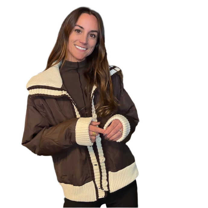 Jordette Jacket- Coffee Bean