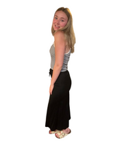 Front Tie Midi Skirt