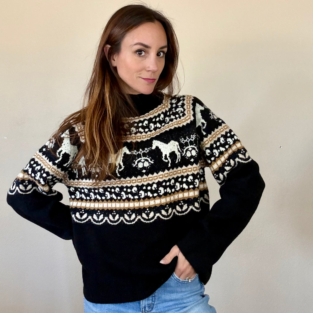 Horse Fair Isle Sweater