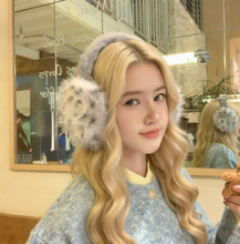 Leopard Plush Earmuffs