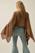 Sheer Knit Poncho