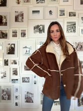 Reversible Suede and Sherpa Jacket