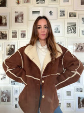 Reversible Suede and Sherpa Jacket