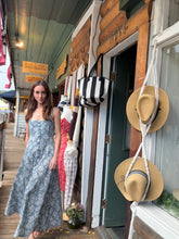 Paisley Smocked Midi Dress