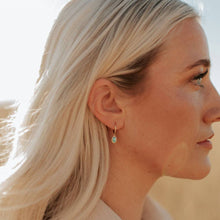 Riley Turquoise Hoops