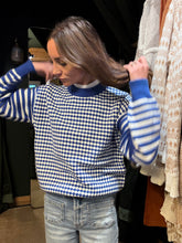 Contrast Knit Sweater