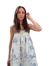 Floral Embroidered Mini Dress