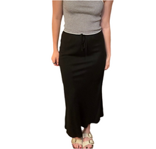 Front Tie Midi Skirt